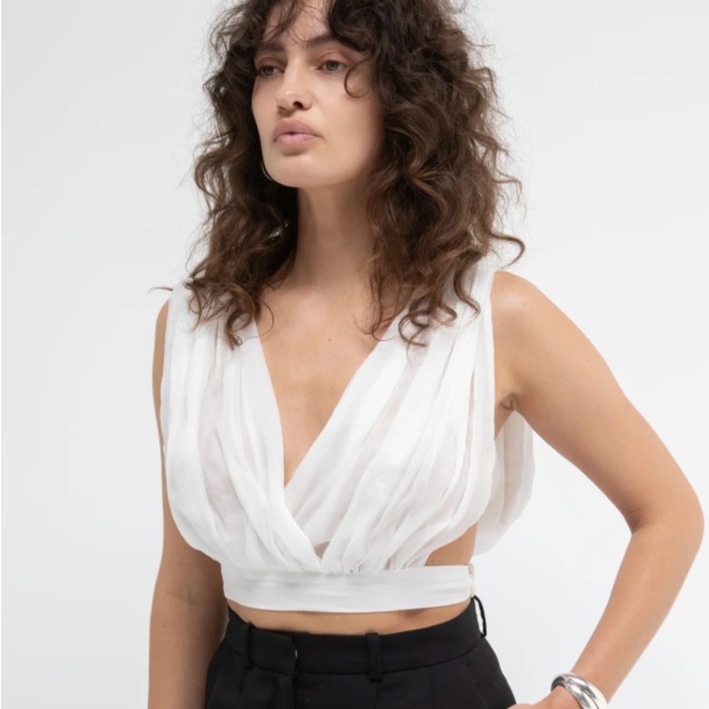 TRIOS Silk Pestova Top Sz 1 NWOT